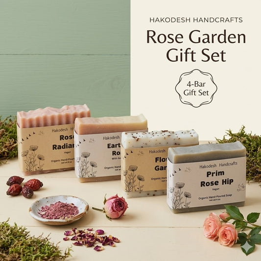 Handmade Floral Soap Gift Set 4-Pack