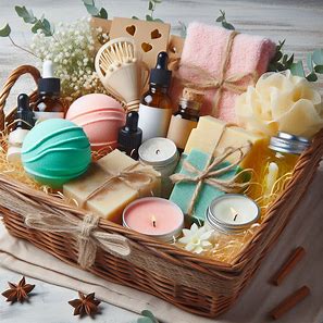 Customizable Soap Gift Basket